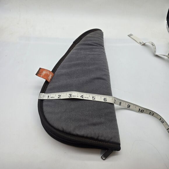 Vintage Brauer Bros. Moose Brand Soft Handgun Case Zip Up Gray PistolzSOLD ON EB - Picture 6 of 7